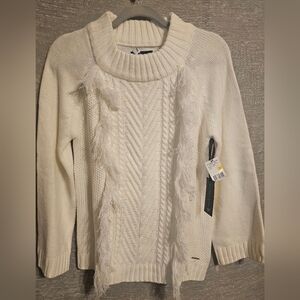 U.S. Polo Assn. Cream Cowl Neck Sweater